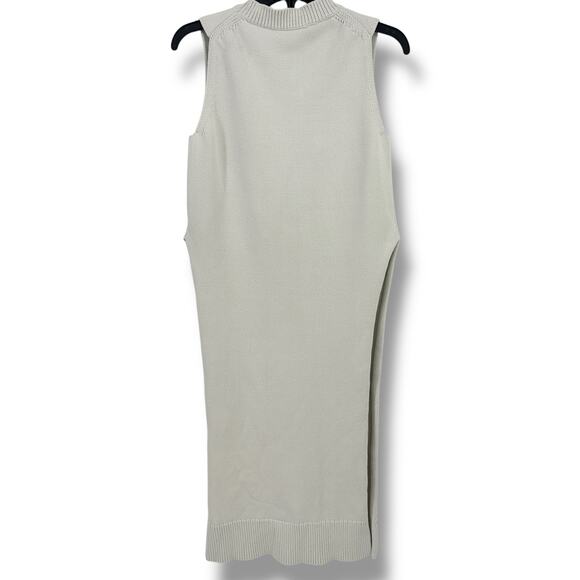 CO Long Sleeveless Knit Sweater Side Slits Womens Size Small 2020 - Picture 3 of 7